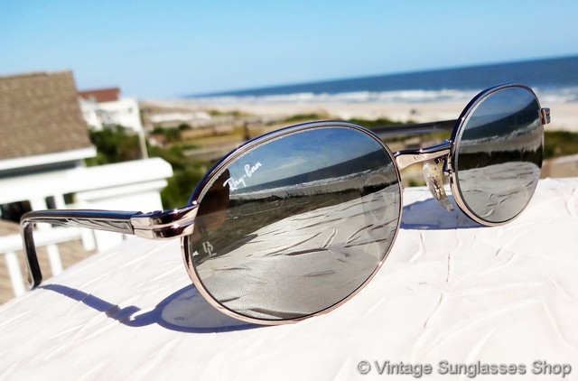 Ray-Ban W2319 Sidestreet Diner Oval G-31 Mirrored